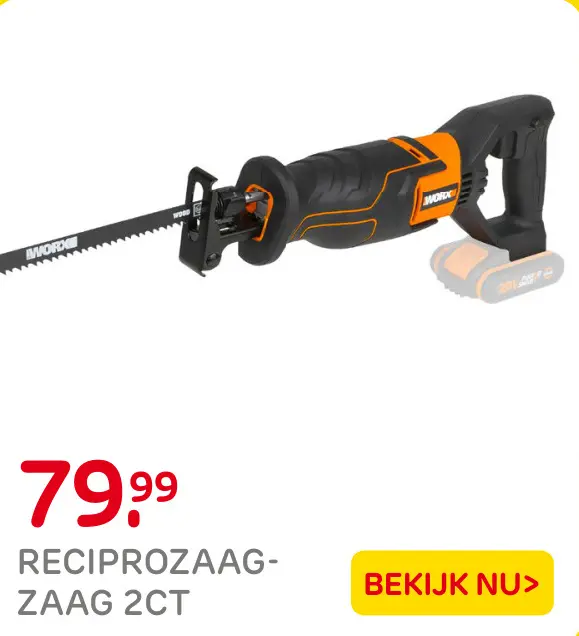Aanbieding: Reciprozaag-zaag