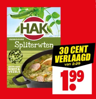 Aanbieding: Spliterwten