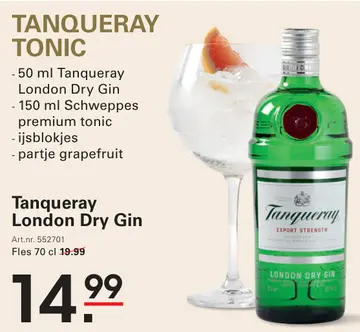Aanbieding: Tanqueray London Dry Gin