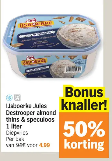 Promotie: Jules Destrooper almond thins & speculoos