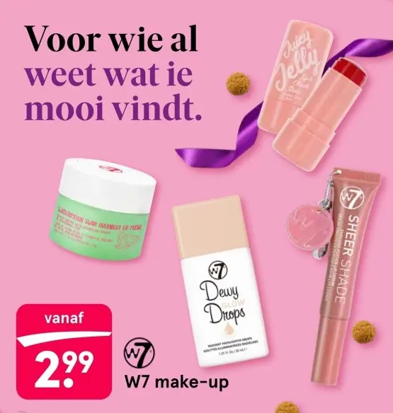 Aanbieding: W7 make-up