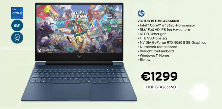 Promotie: HP Victus 15 IT15FA2666NB