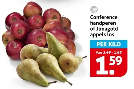 Conference handperen of Jonagold appels
