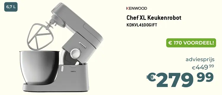 Promotie: Chef XL Keukenrobot
