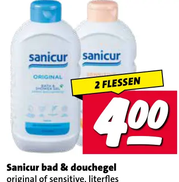 Aanbieding: Sanicur bad & douchegel