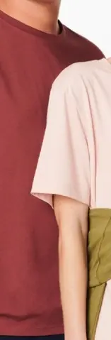 Aanbieding: rood heren-t-shirt regular fit