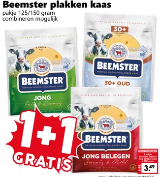 Aanbieding: Beemster plakken kaas