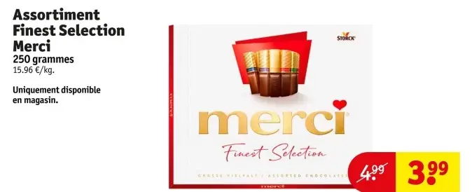 Offre: Finest Selection Merci