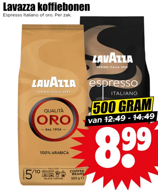 Aanbieding: Lavazza koffiebonen