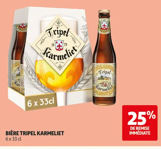 Offre: Bière tripel Karmeliet