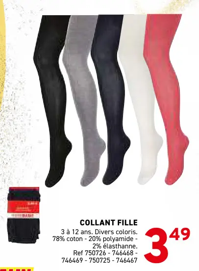 Offre: Collant fille