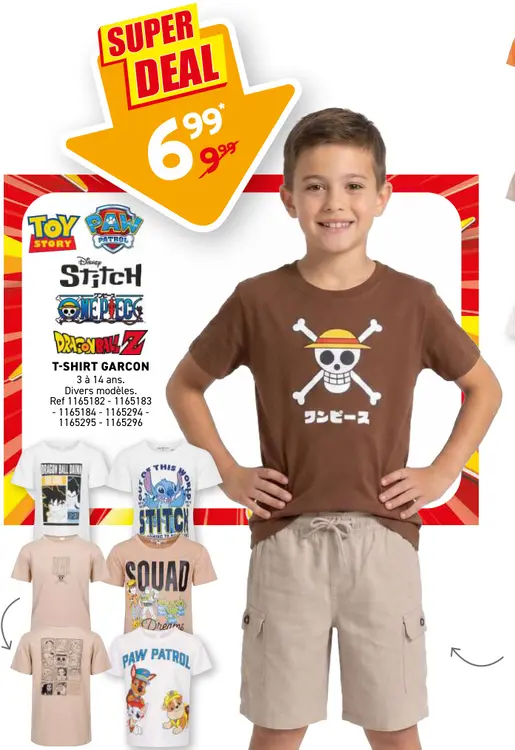 Offre: T-shirt garcon