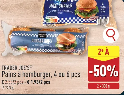 Offre: Pains à hamburger