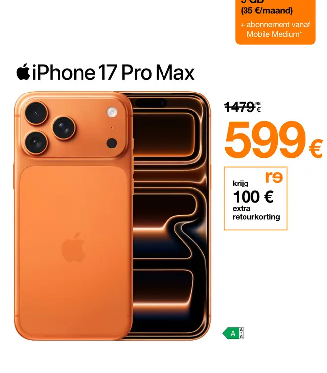 Promotie: iPhone 17 Pro Max