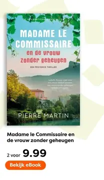 Aanbieding: Madame le Commissaire en de vrouw zonder gehe