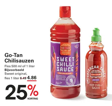 Aanbieding: Go-Tan Chilisauzen Sweet original