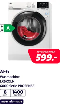 Aanbieding: AEG LR6KOLN 6000 SERIE PROSENSE