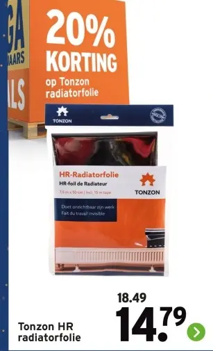 Aanbieding: HR radiatorfolie