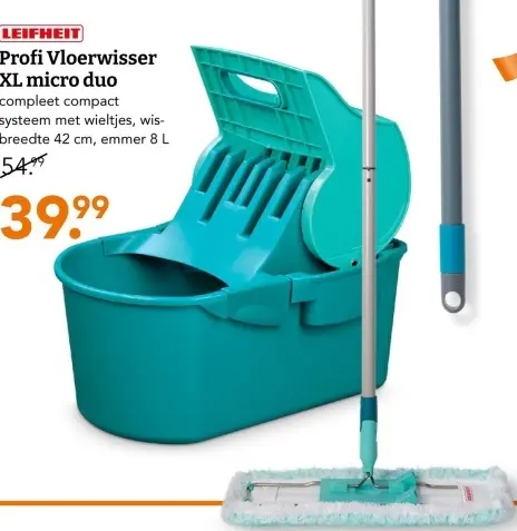 Aanbieding: Profi Vloerwisser XL micro duo