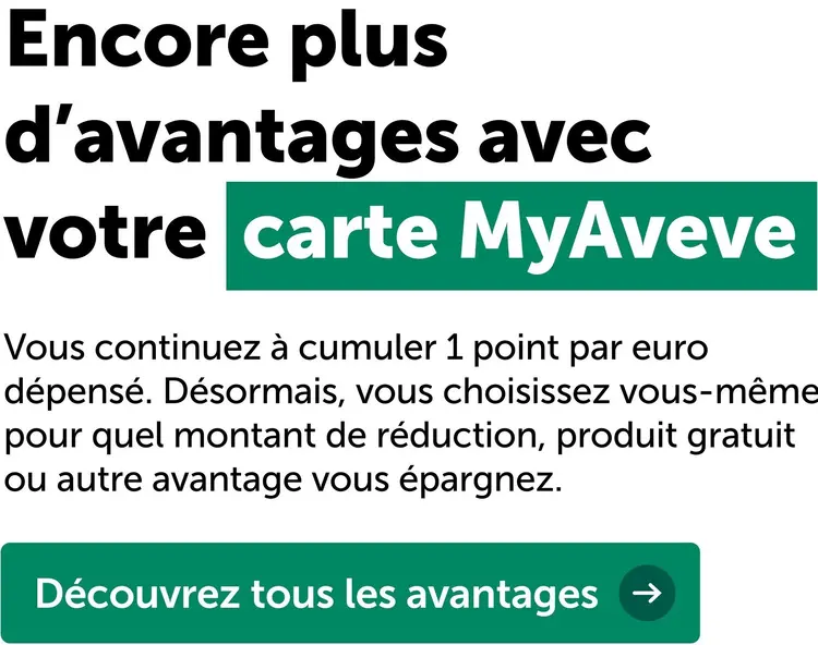 Offre: Carte MyAveve