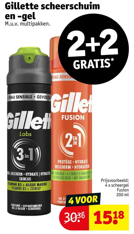 Promotie: Scheerschuim en -gel