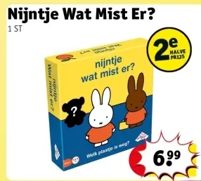 Aanbieding: Nijntje Wat Mist Er?