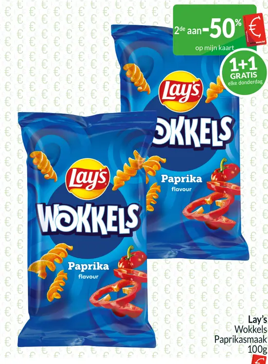 Promotie: Wokkels Paprikasmaak