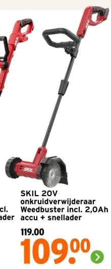 Aanbieding: 20V onkruidverwijderaar Weedbuster