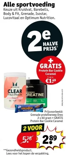 Aanbieding: Alle sportvoeding