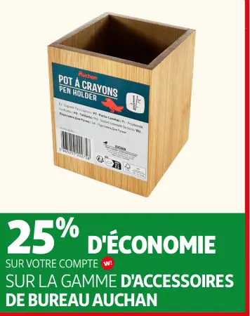 Promotie: Pot à crayons pen holder