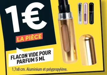 Offre: Flacon vide pour parfum