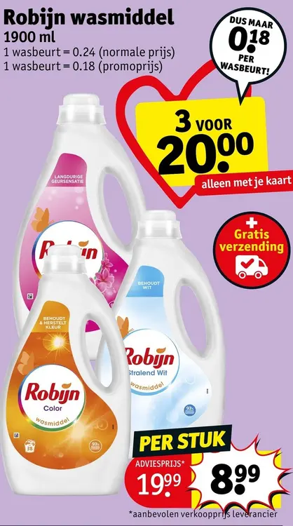 Promotie: Wasmiddel