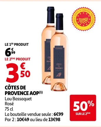 Promotie: Côtes de provence AOP