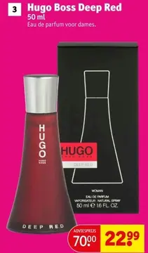 Aanbieding: Hugo Boss Deep Red