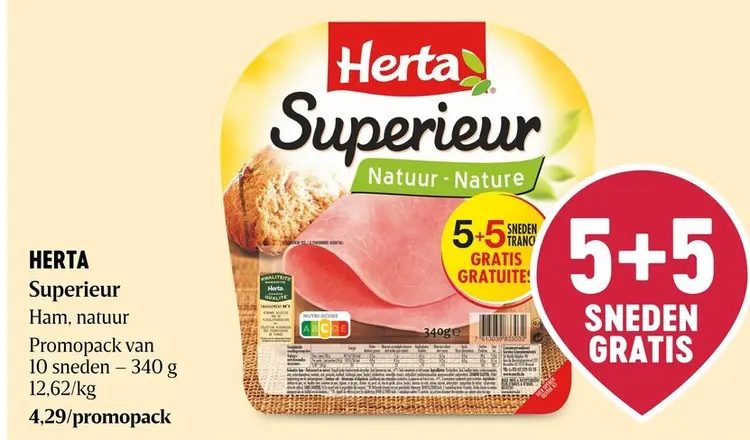 Promotie: Superieur ham, natuur