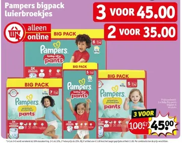Aanbieding: Pampers bigpack luierbroekjes