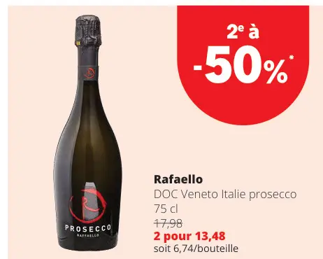 Offre: Rafaello DOC Veneto Italie prosecco