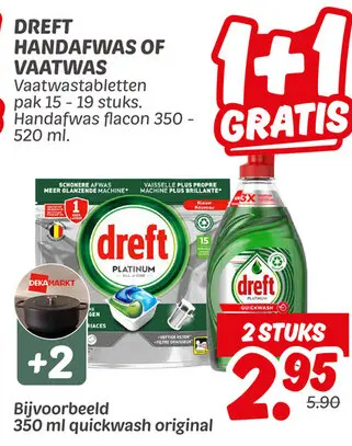 Aanbieding: Dreft handafwas of vaatwas