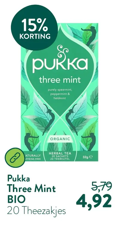 Aanbieding: Pukka Three Mint BIO