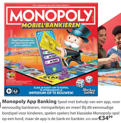 Aanbieding: Spel Monopoly App Banking