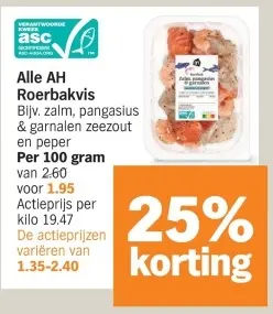 Aanbieding: Alle AH Roerbakvis