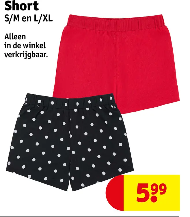 Aanbieding: Short