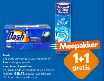 Aanbieding: Dash, Lenor