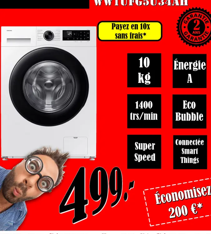 Promotie: Washing Machine