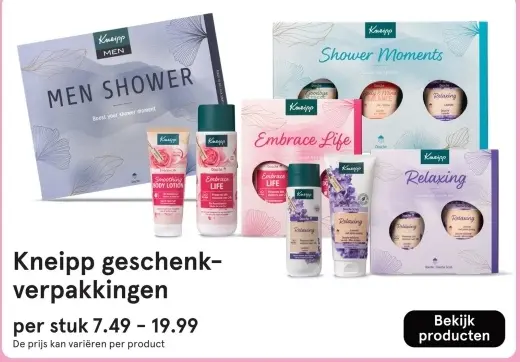 Aanbieding: Kneipp geschenkverpakkingen