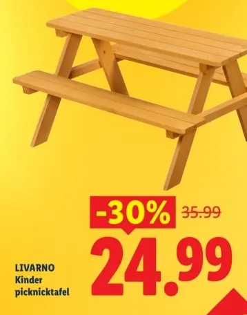 Aanbieding: Kinder picknicktafel