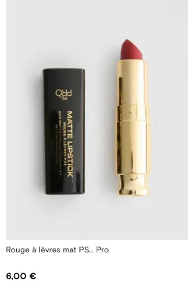 Offre: Rouge à lèvres mat PS... Pro