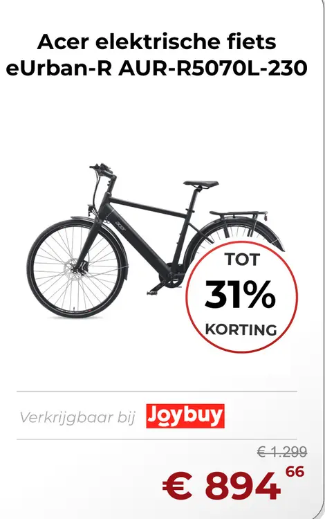Aanbieding: elektrische fiets eUrban-R AUR-R5070L-230
