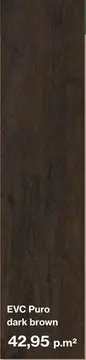 Aanbieding: EVC vloer Puro EIR dark brown