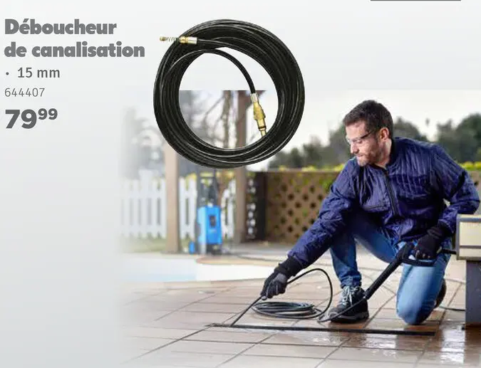 Offre: Déboucheur de canalisation